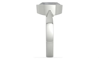 Sterling Silver Ceylon White Sapphire Ring Prime Quality (R9)