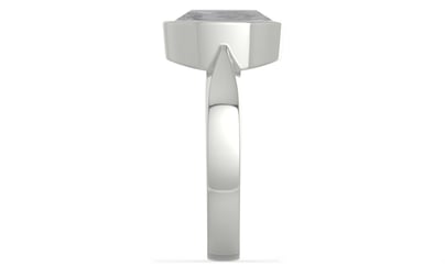 Sterling Silver Ceylon White Sapphire Ring Prime Quality (R9)