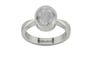 Sterling Silver Ceylon White Sapphire Ring Prime Quality (R9)