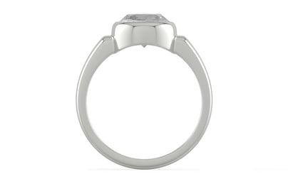 Sterling Silver Ceylon White Sapphire Ring Rare Quality (R6)