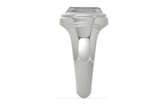 Sterling Silver Ceylon White Sapphire Ring Rare Quality (R7)