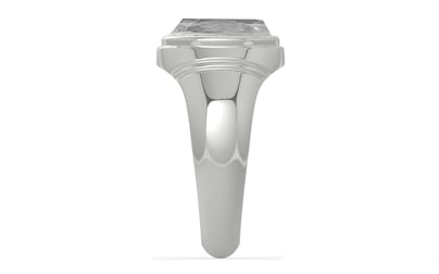 Sterling Silver Ceylon White Sapphire Ring Rare Quality (R7)