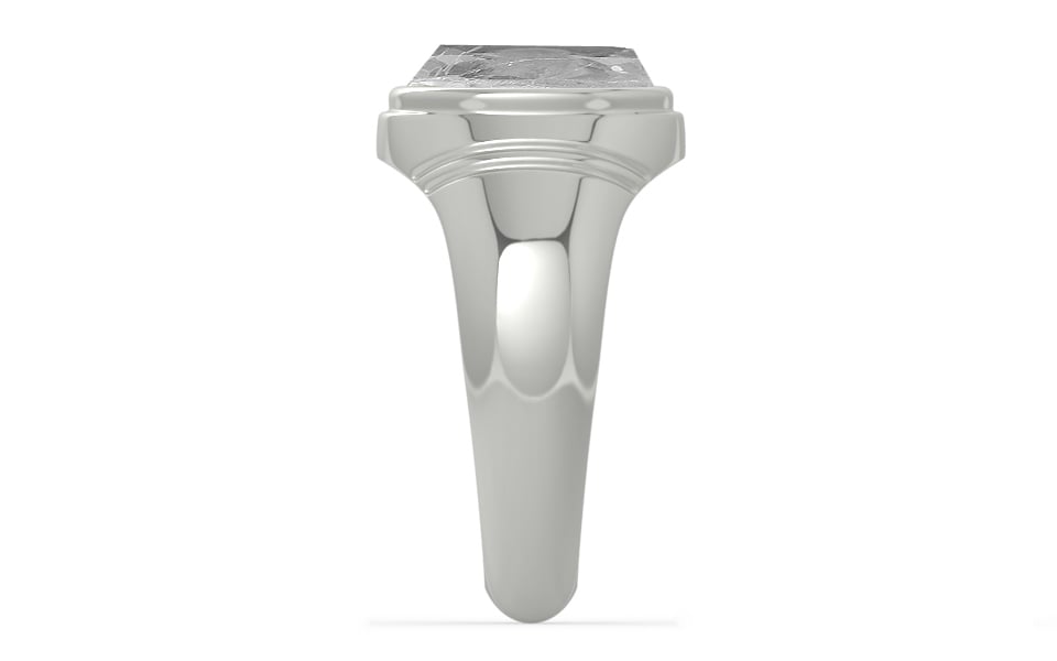 Sterling Silver Ceylon White Sapphire Ring Rare Quality (R7)