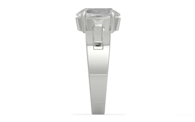 Sterling Silver Ceylon White Sapphire Ring Rare Quality (R8)