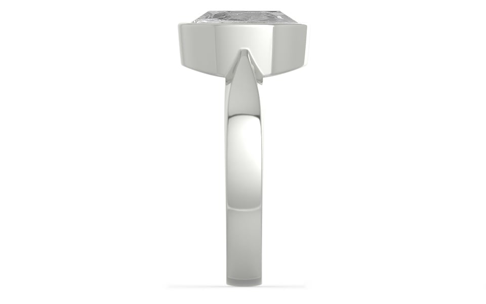 Sterling Silver Ceylon White Sapphire Ring Rare Quality (R9)