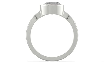 Sterling Silver Ceylon White Sapphire Ring Rare Quality (R9)