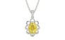 Sterling Silver Ceylon Yellow Sapphire Pendant Limited Quality (P3)