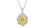 Sterling Silver Ceylon Yellow Sapphire Pendant Limited Quality (P5)