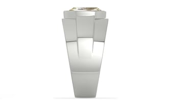 Sterling Silver Ceylon Yellow Sapphire Ring Fine Quality (R1)