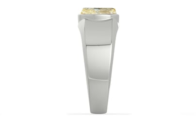 Sterling Silver Ceylon Yellow Sapphire Ring Fine Quality (R10)