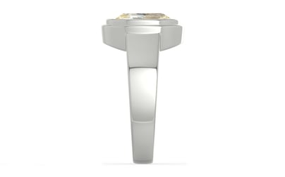 Sterling Silver Ceylon Yellow Sapphire Ring Fine Quality (R3)