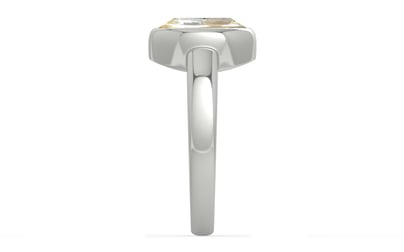 Sterling Silver Ceylon Yellow Sapphire Ring Fine Quality (R6)