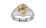 Sterling Silver Ceylon Yellow Sapphire Ring Fine Quality (R7)