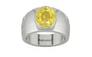 Sterling Silver Ceylon Yellow Sapphire Ring Limited Quality (R1)