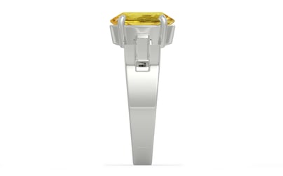 Sterling Silver Ceylon Yellow Sapphire Ring Limited Quality (R8)