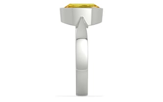 Sterling Silver Ceylon Yellow Sapphire Ring Limited Quality (R9)
