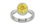 Sterling Silver Ceylon Yellow Sapphire Ring Limited Quality (R9)