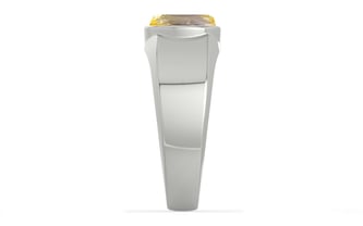 Sterling Silver Ceylon Yellow Sapphire Ring Prime Quality (R10)