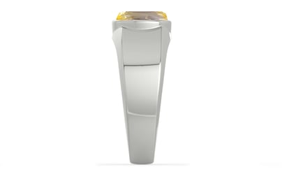 Sterling Silver Ceylon Yellow Sapphire Ring Prime Quality (R10)