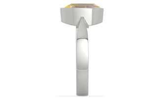 Sterling Silver Ceylon Yellow Sapphire Ring Prime Quality (R9)