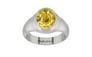 Sterling Silver Ceylon Yellow Sapphire Ring Rare Quality (R7)