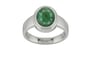 Sterling Silver Emerald Ring Fine Quality (R3)