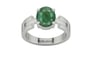 Sterling Silver Emerald Ring Fine Quality (R8)