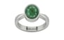 Sterling Silver Emerald Ring Fine Quality (R9)
