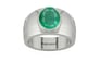 Sterling Silver Emerald Ring Limited Quality (R1)