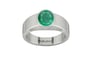 Sterling Silver Emerald Ring Limited Quality (R10)