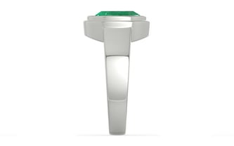 Sterling Silver Emerald Ring Limited Quality (R3)