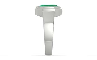 Sterling Silver Emerald Ring Limited Quality (R3)