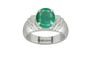 Sterling Silver Emerald Ring Limited Quality (R4)