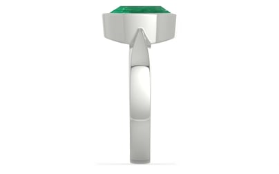 Sterling Silver Emerald Ring Limited Quality (R9)