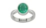 Sterling Silver Emerald Ring Limited Quality (R9)