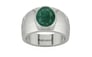 Sterling Silver Emerald Ring Prime Quality (R1)