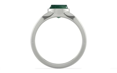 Sterling Silver Emerald Ring Prime Quality (R10)