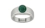 Sterling Silver Emerald Ring Prime Quality (R10)