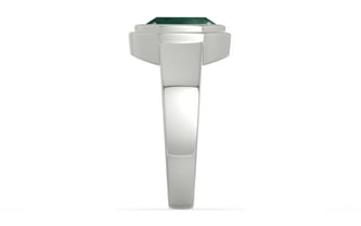 Sterling Silver Emerald Ring Prime Quality (R3)