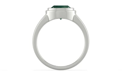Sterling Silver Emerald Ring Prime Quality (R3)