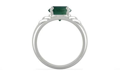 Sterling Silver Emerald Ring Prime Quality (R4)