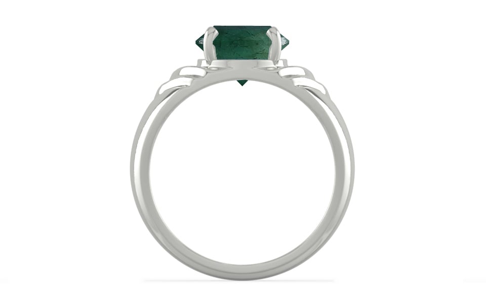 Sterling Silver Emerald Ring Prime Quality (R4)