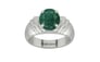Sterling Silver Emerald Ring Prime Quality (R4)