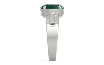 Sterling Silver Emerald Ring Prime Quality (R8)