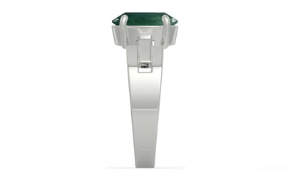 Sterling Silver Emerald Ring Prime Quality (R8)