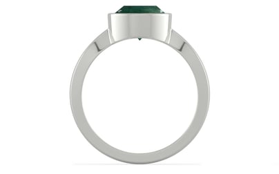 Sterling Silver Emerald Ring Prime Quality (R9)