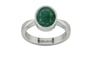 Sterling Silver Emerald Ring Prime Quality (R9)