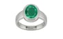 Sterling Silver Emerald Ring Rare Quality (R3)