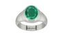 Sterling Silver Emerald Ring Rare Quality (R7)