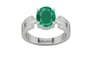 Sterling Silver Emerald Ring Rare Quality (R8)